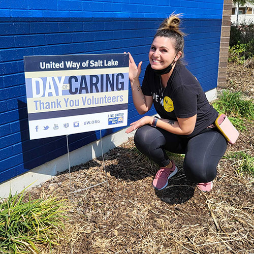 Courtney A. at Day of Caring