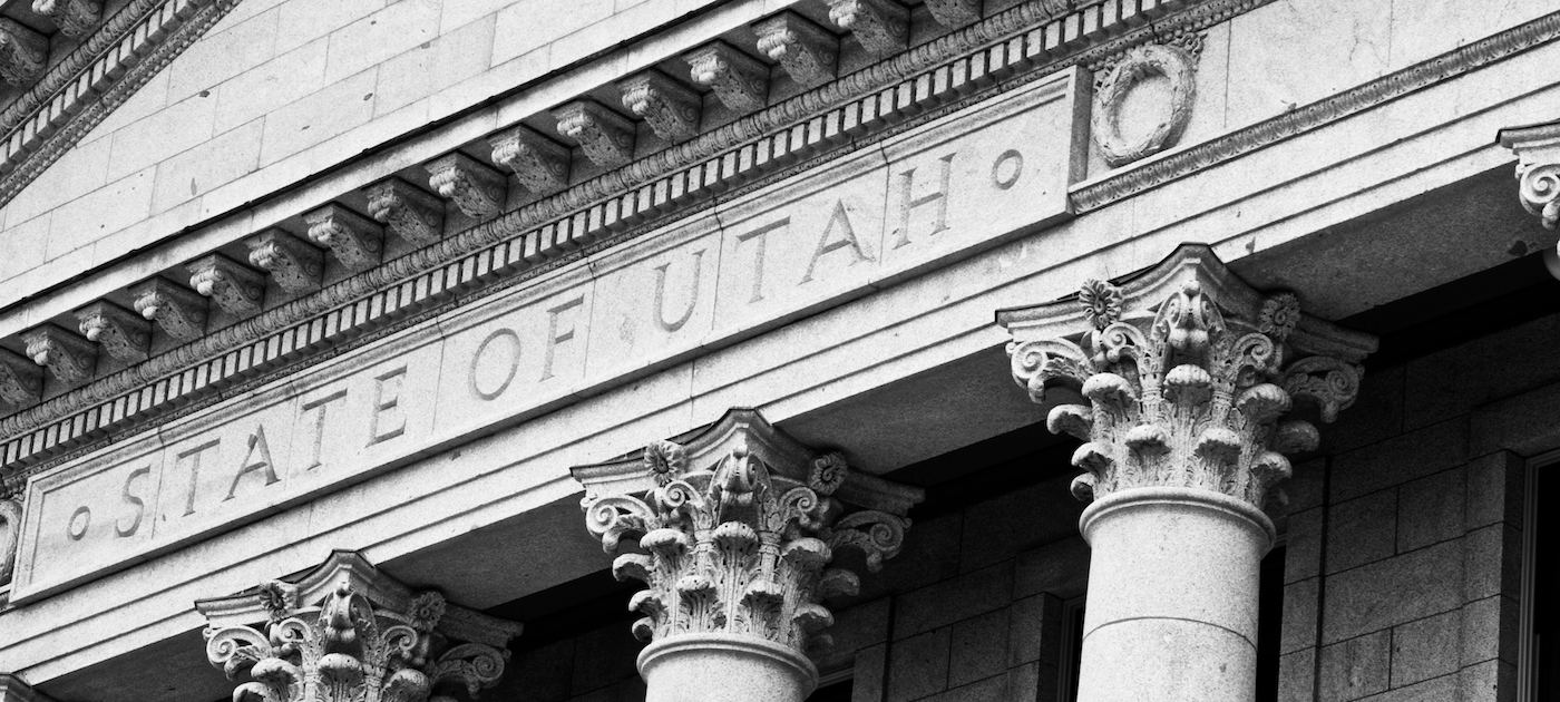 Salt lake city utah state neoclassical columns