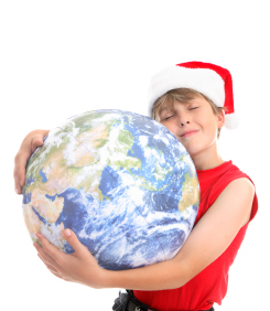 Christmas hugs around the world