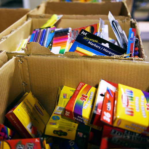 Kingsley field school supply drive