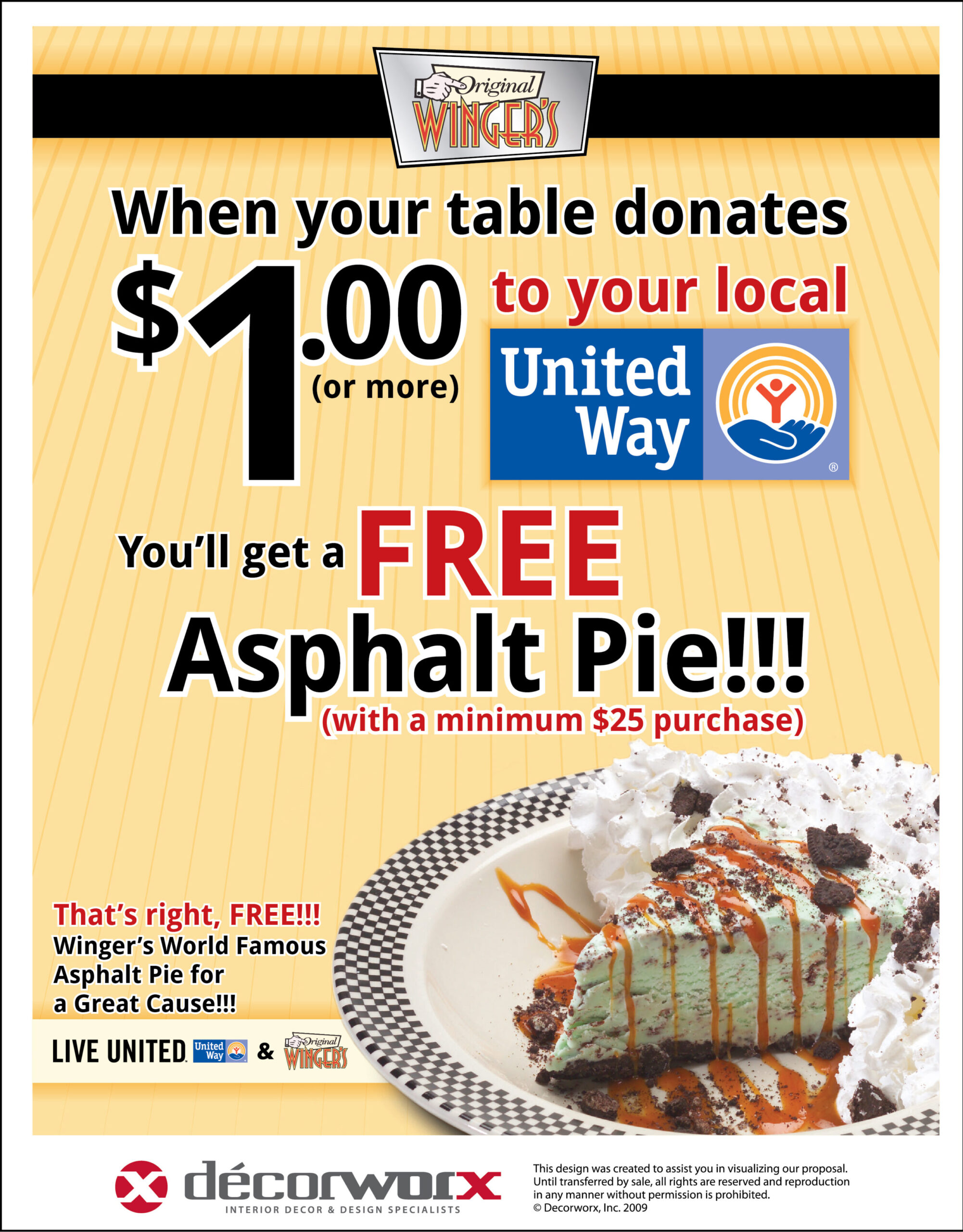 United way cling