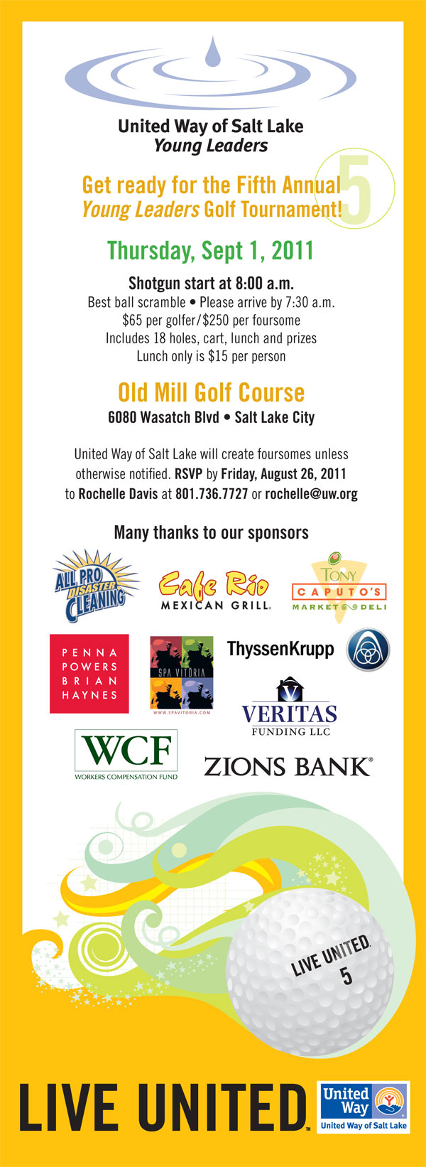 Yl golf invite vfp31