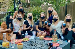 Women United Members at Power of Your Purse 2020 - in coronavirus masks