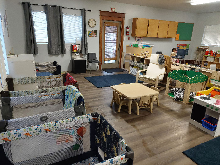 Inside of the childcare facility
