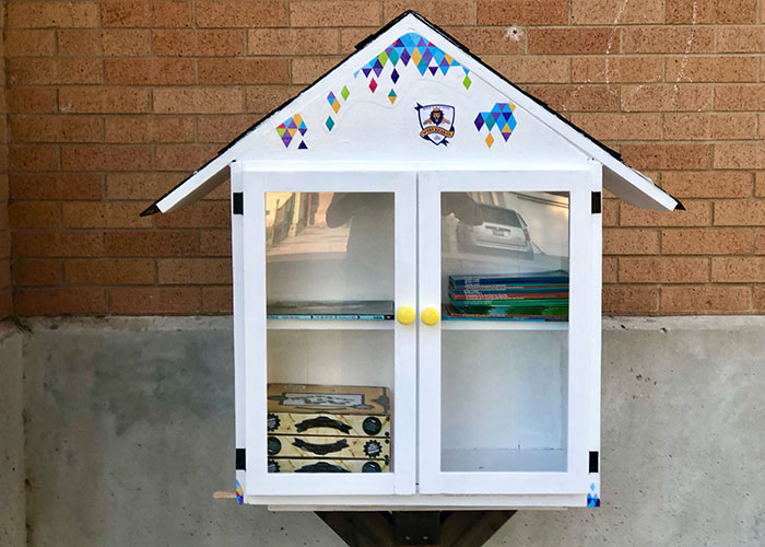 Little Library at West Kearns Elementary